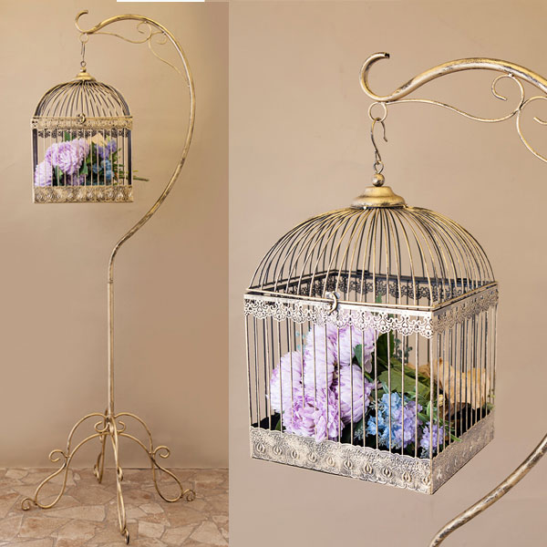 楽天市場】鳥かご バードケージ ハンギングスタンド セット
