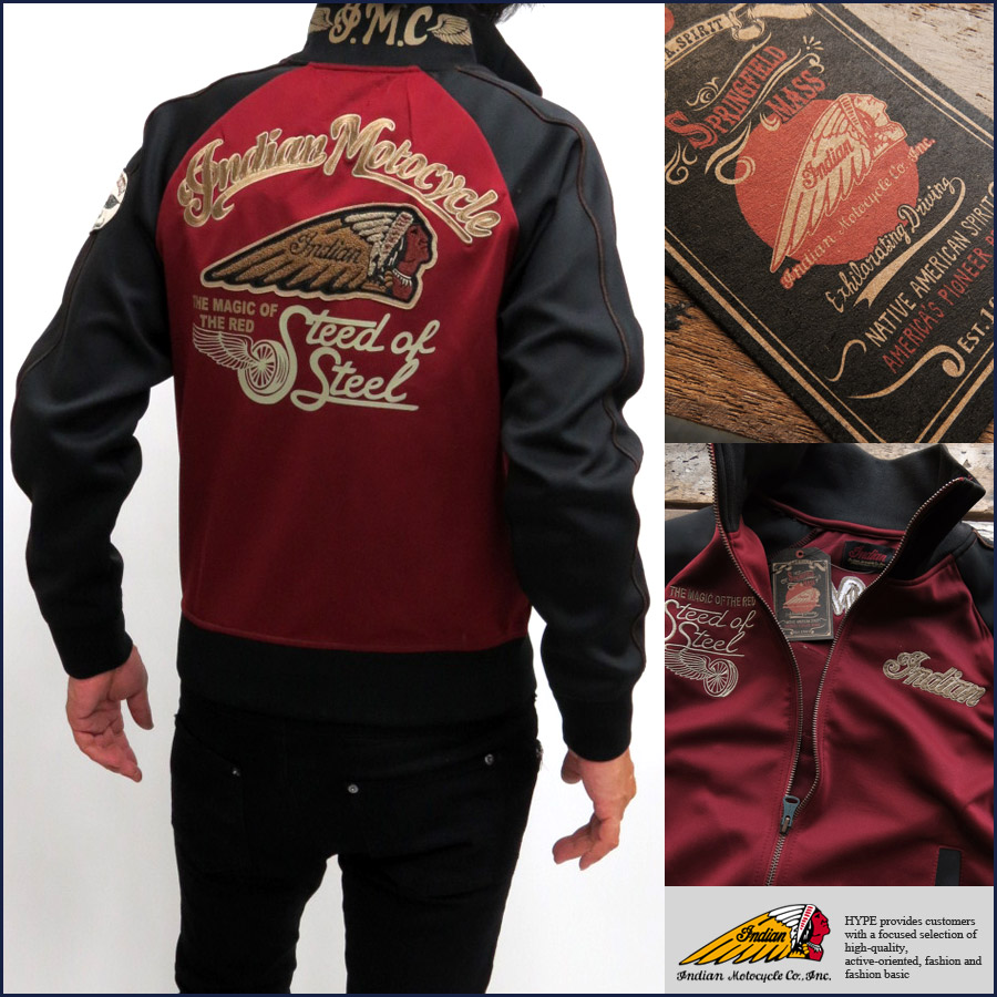 楽天市場】トラックジャケット メンズ Indian Motocycle インディアン