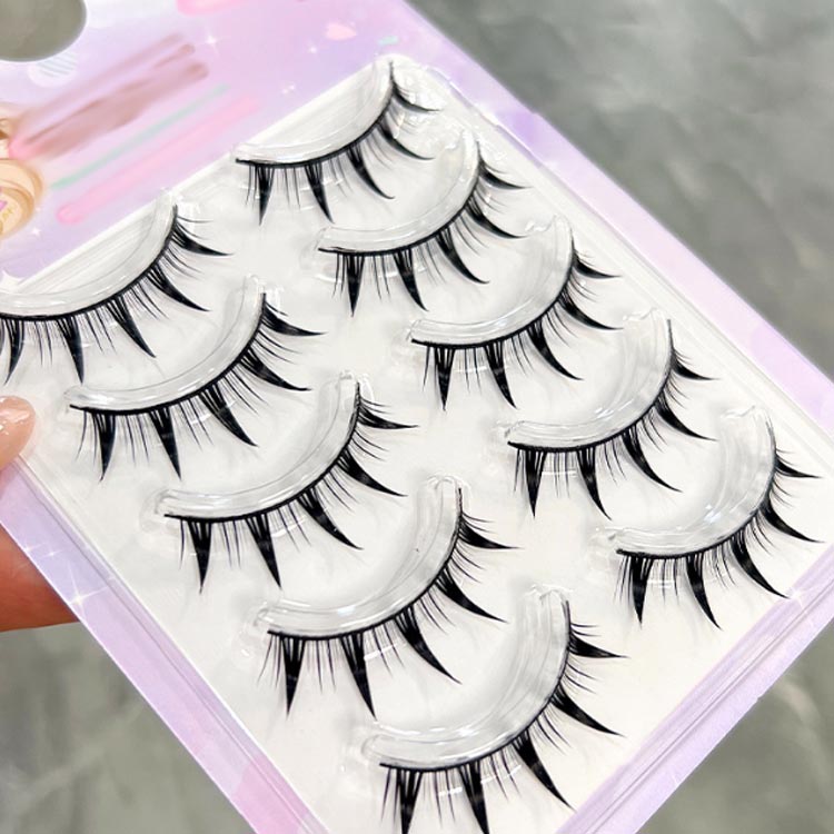 楽天市場】 睫毛 つけま まつげ 束感 ナチュラル 透明軸 束 簡単 アイ