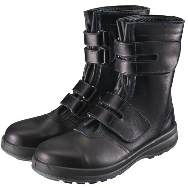 楽天市場】シモン 安全靴 JIS規格 長編上 マジック 8538黒 simon