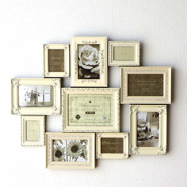 楽天市場】フォトフレーム 壁掛け 複数 多面 おしゃれ アンティーク