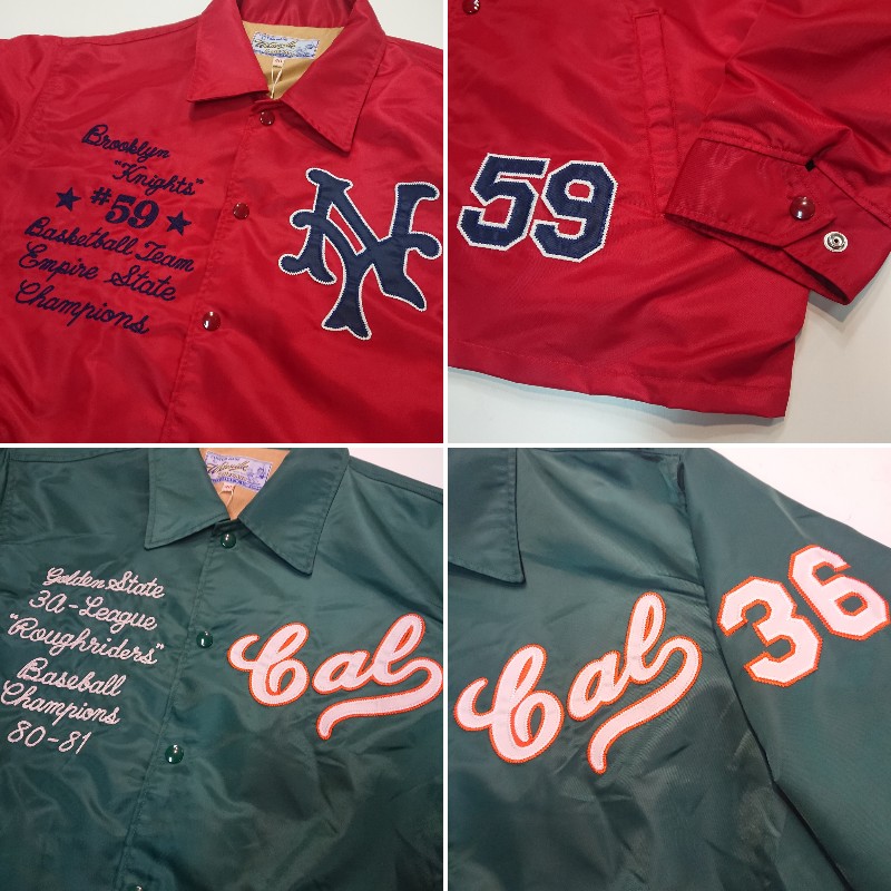 楽天市場】WHITESVILLE NYLON COACH JACKET with EMBROIDERED ホワイツ