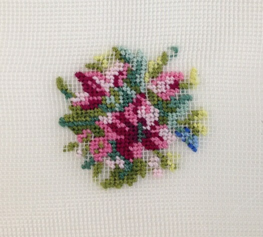 楽天市場】プチポワン刺繍 フラワー 約30mm×約30mm 基布:オフホワイト