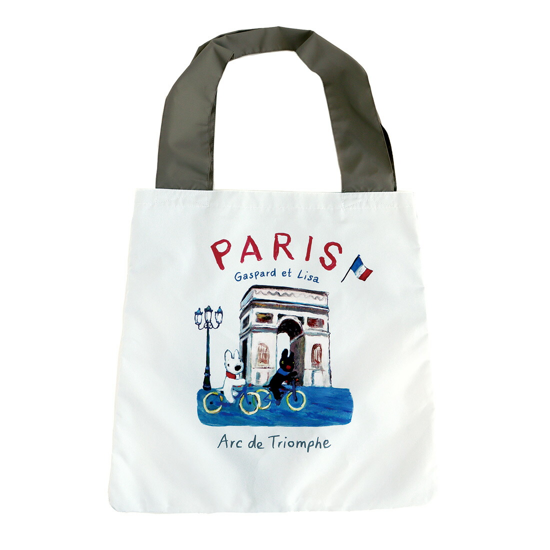 楽天市場】リサとガスパール エコバッグ L 凱旋門 【Gaspard et Lisa