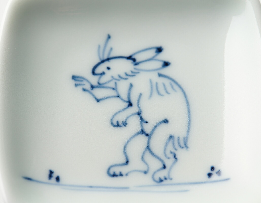 楽天市場】【3/1限定 P5倍】高山寺 角豆皿 6cm 洸淋窯 有田焼//鳥獣