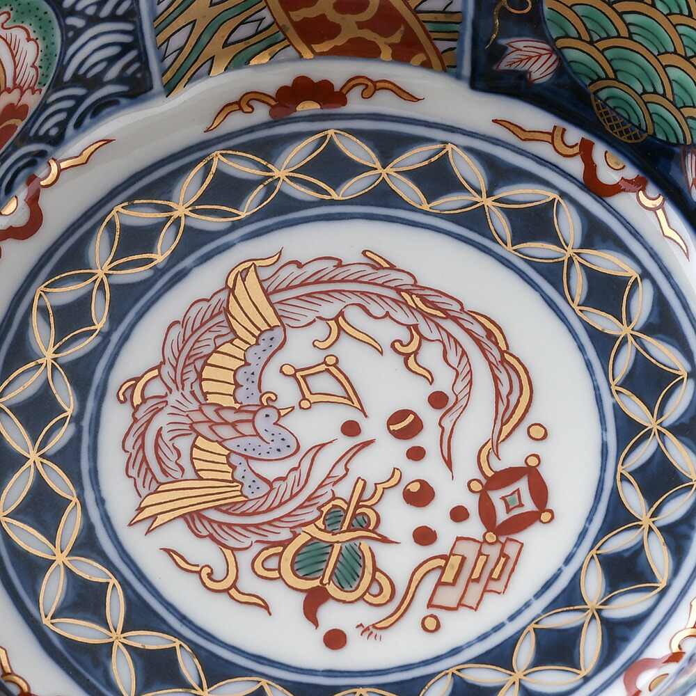 楽天市場】染錦八方間取外唐草 小鉢【波佐見焼き】石丸陶芸林九郎窯