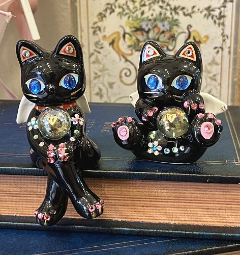 1950-60年代 瞳が美しく雰囲気抜群のふくよかな体型が可愛い特大招き猫