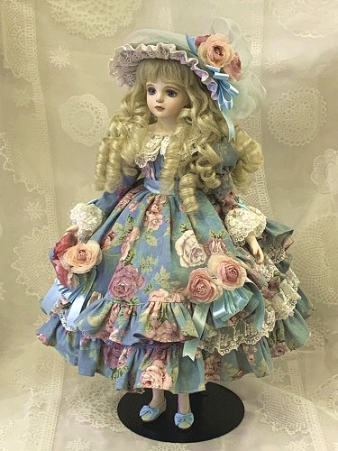 楽天市場】若月まり子 創作ビスクドール「デルフィーヌ」フラワー