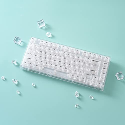 楽天市場】YUNZII X75 ホットスワップメカニカルキーボード 透明なキー