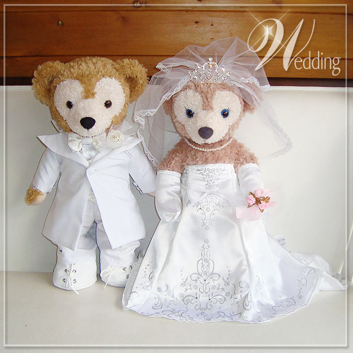 楽天市場】ダッフィー シェリーメイ ウエディング ペア Sサイズ 43cm