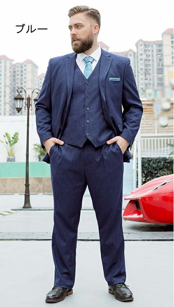 楽天市場】スーツ メンズ ビジネススーツ 大きいサイズ フォーマル