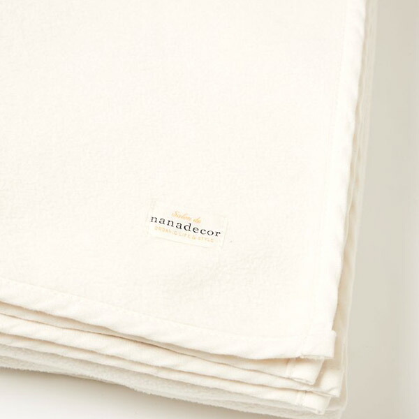 楽天市場】nanadecor オーガニックコットン 綿毛布 ナチュラル 140×200
