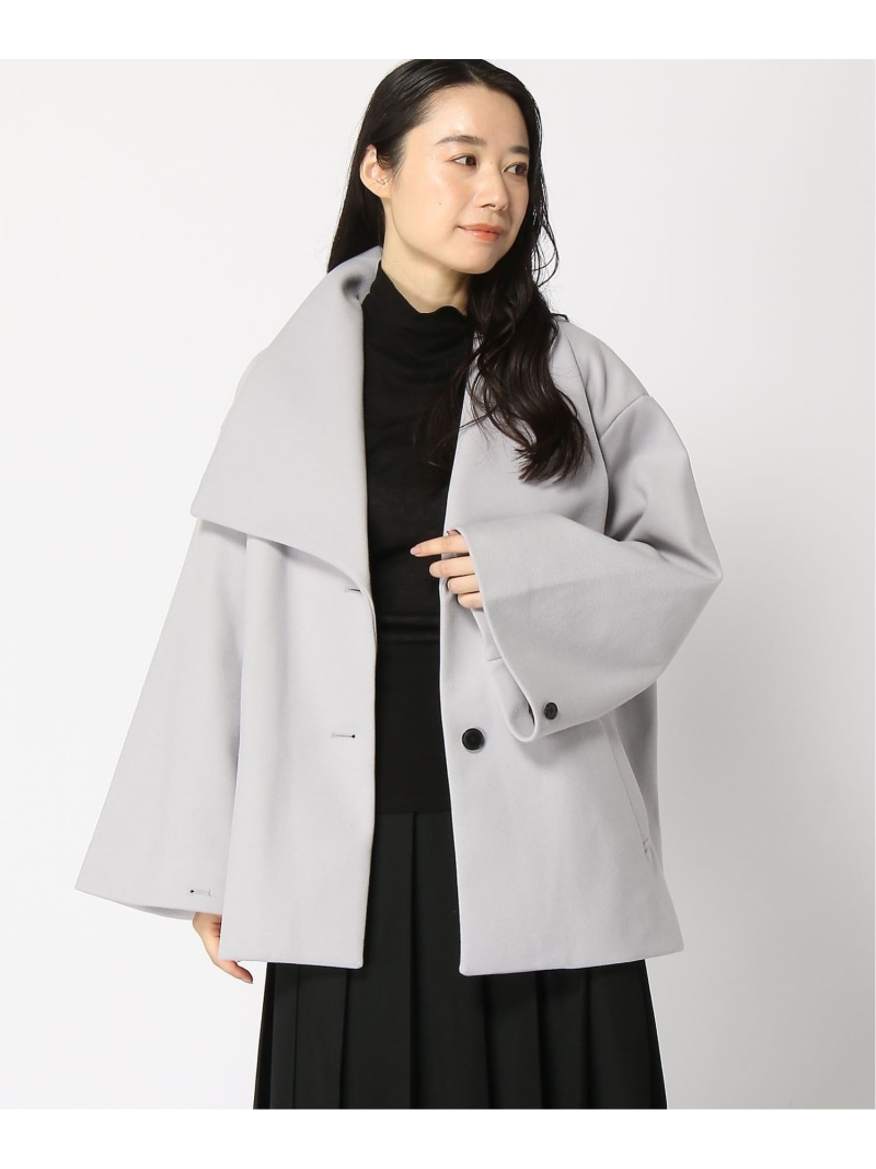 楽天市場】【SALE／50%OFF】ウーリーテックビッグカラーミドルコート