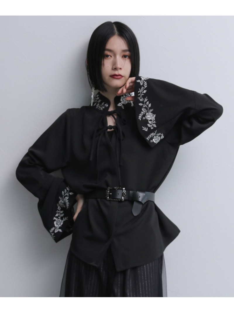 楽天市場】2WAYシシュウブラウス HARE ハレ トップス シャツ・ブラウス