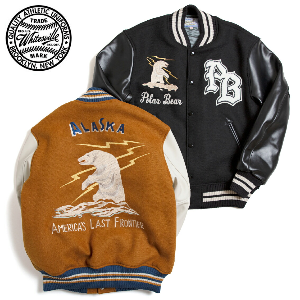 楽天市場】WHITESVILLE ホワイツビル 30oz. WOOL MELTON AWARD JACKET