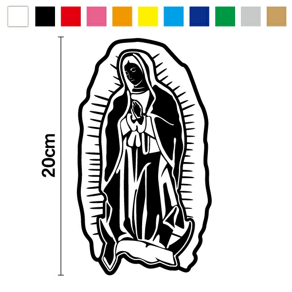 楽天市場】【 カッティングステッカー 】白衣のマリア ステッカー