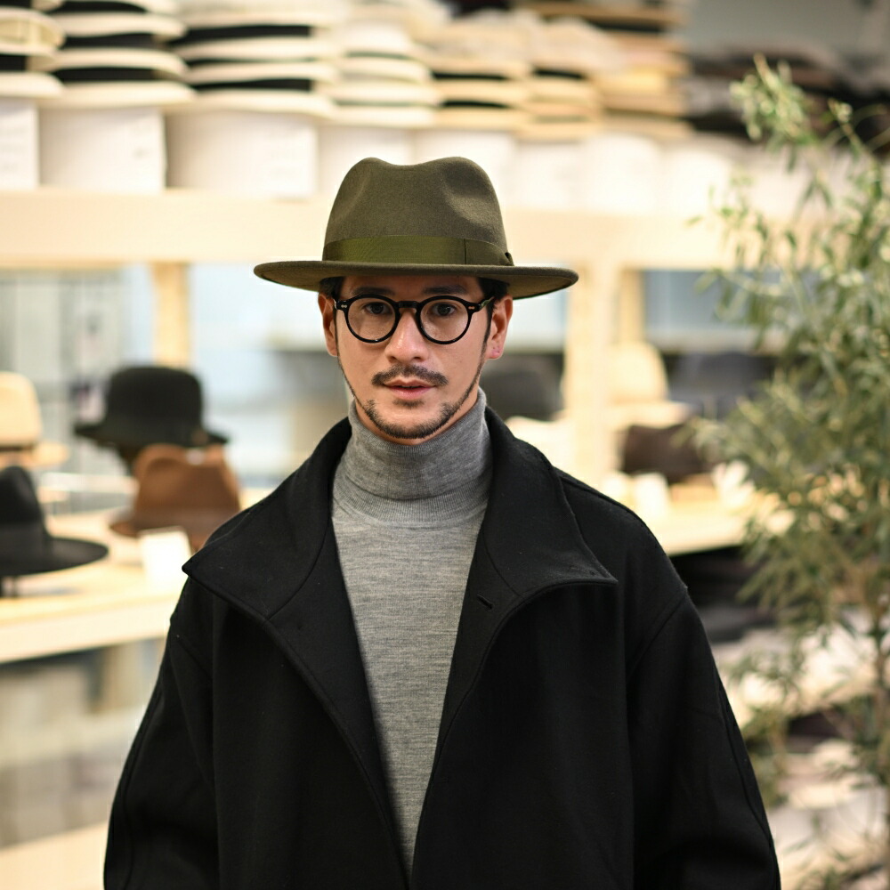 楽天市場】Borsalino ボルサリーノ 中折れハット フェルト帽 秋 冬