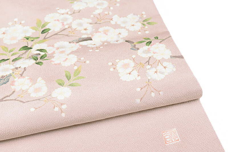 楽天市場】九寸名古屋帯 秀美 十日町友禅 正絹 浜ちりめん 伊と幸