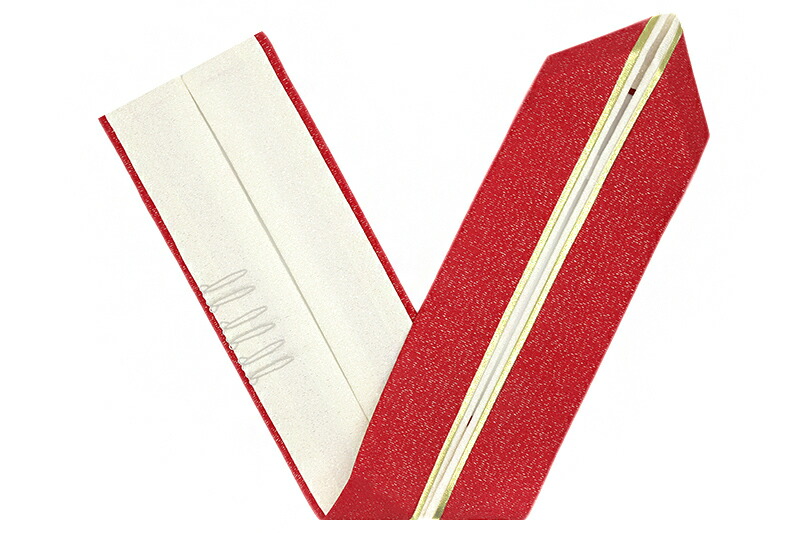 楽天市場】重ね衿 正絹 振袖 成人式 赤 濃赤 オフホワイト 白 金