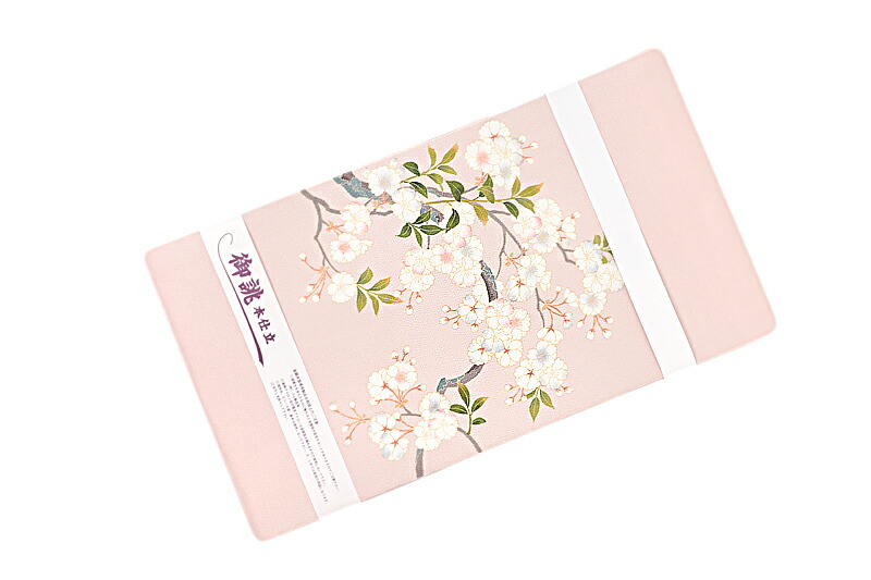 楽天市場】名古屋帯 秀美 十日町友禅 正絹 浜ちりめん 銀河 ピンク