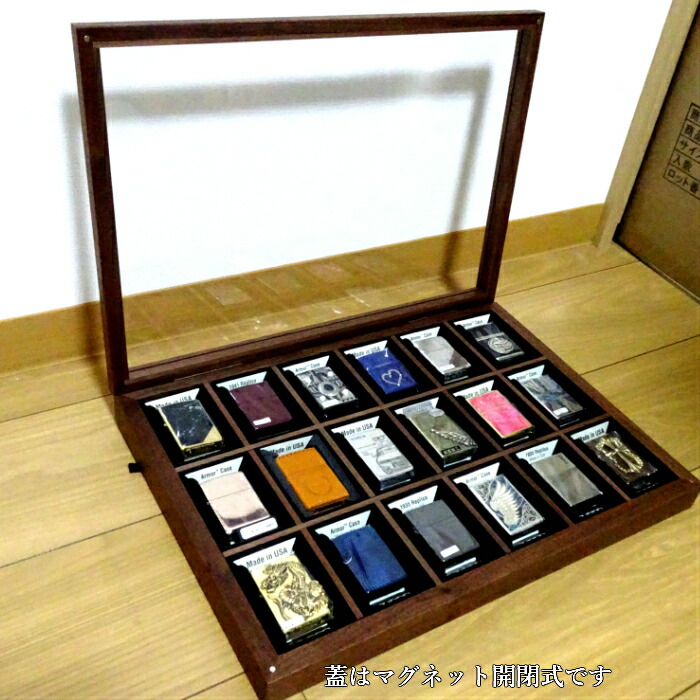 楽天市場】ZIPPO コレクターボックス コレクションBOX ウォルナット