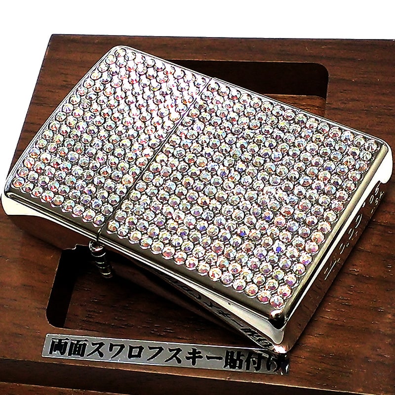 楽天市場】ZIPPO スワロフスキー両面貼り 一点物 レア ジッポ ライター