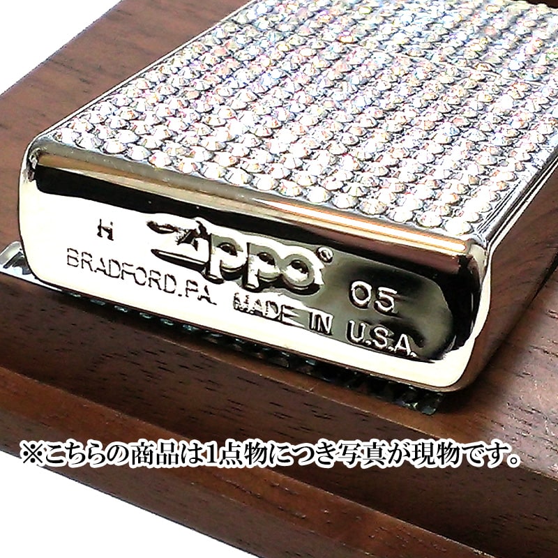 楽天市場】ZIPPO スワロフスキー両面貼り 一点物 レア ジッポ ライター
