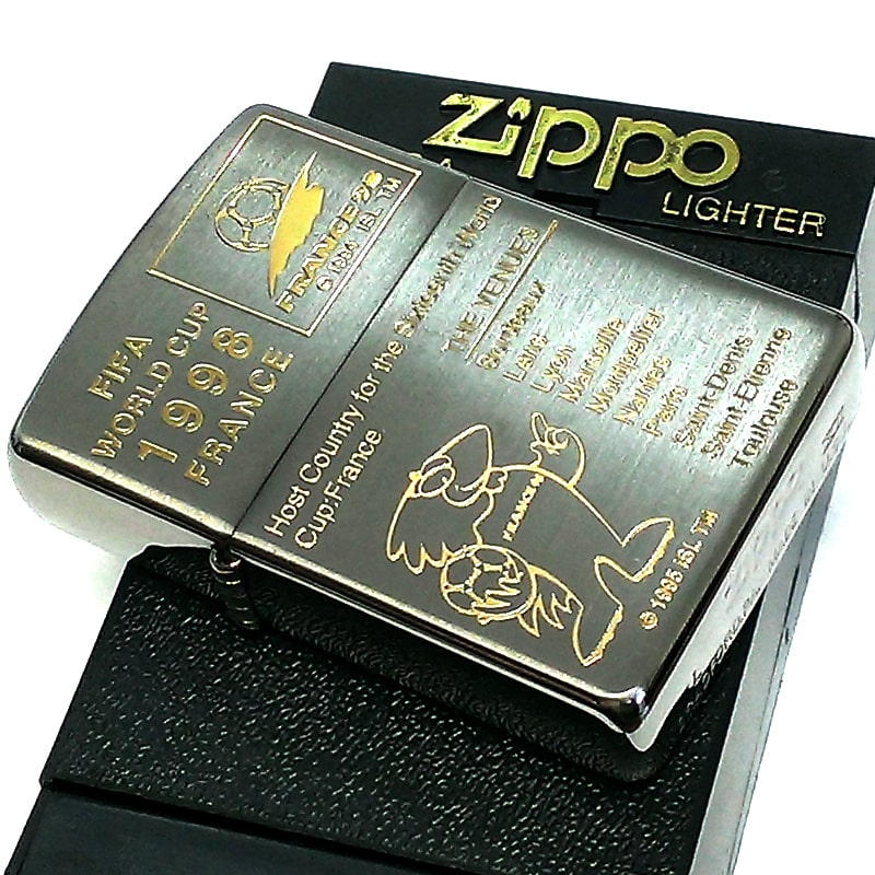 楽天市場】ZIPPO シリアルNo.000 レア 一点物 1998年 FIFA ワールド