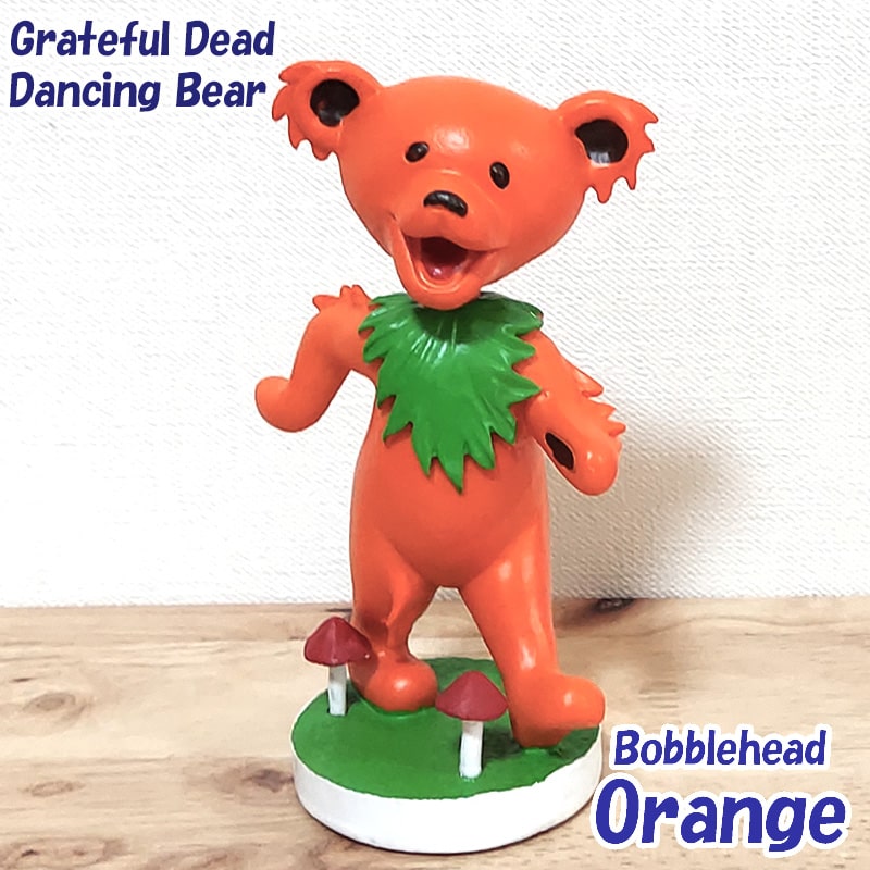 楽天市場】フィギュア グレイトフルデッド ダンシングベア オレンジ