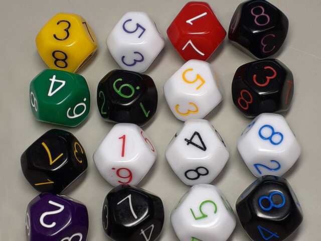 楽天市場】8面ダイス(Ver2) 17mm : EDA GARAGE