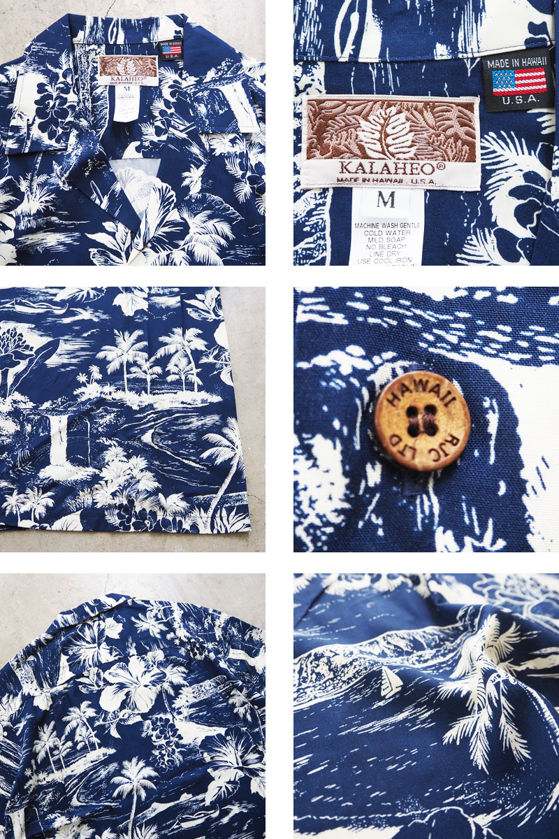 楽天市場】KALAHEO カラヘオ アロハシャツ RJC ハワイワンシャツ