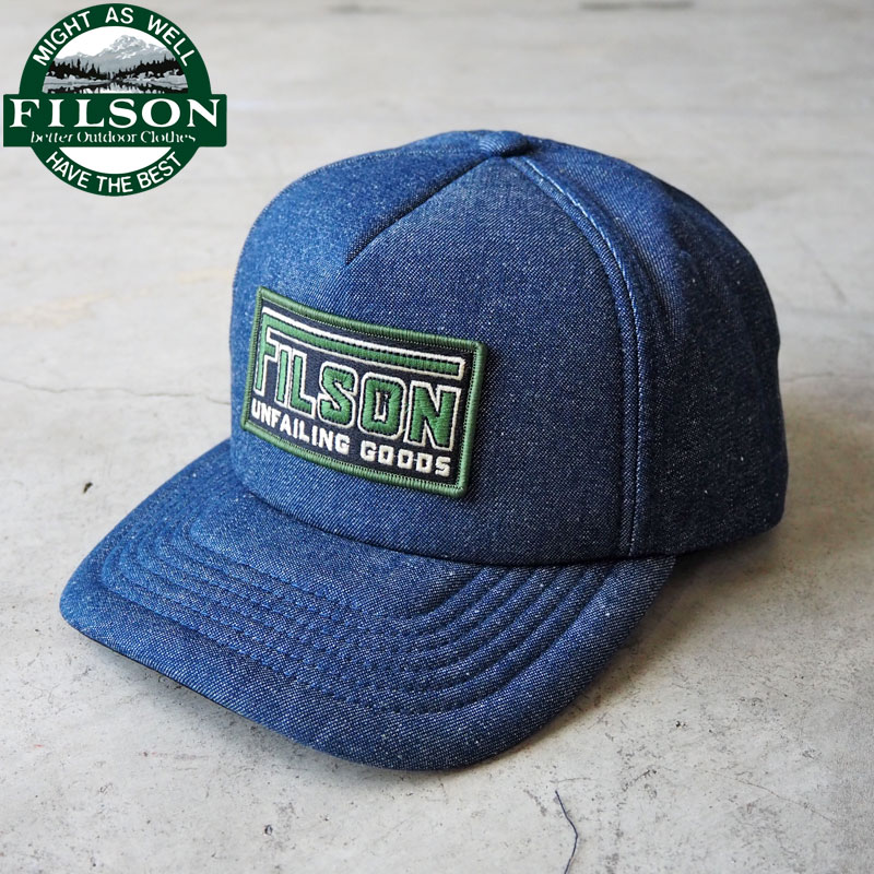 楽天市場】FILSON フィルソン キャップ デニム HARVESTER CAP DENIM