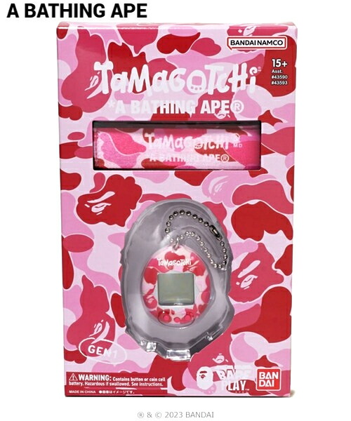 楽天市場】【A BATHING APE BAPE ABC Original Camo Tamagotchi Pink