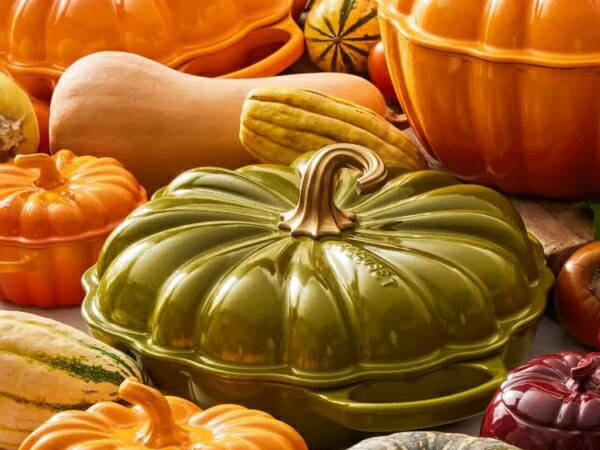 16日まで値下げ中】ル・クルーゼ 両手鍋 パンプキン 21cm ル・クルーゼ