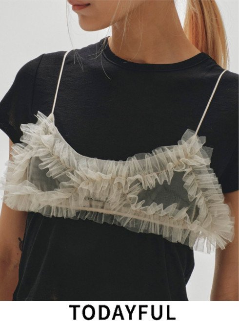 楽天市場】【即日出荷】TODAYFUL トゥデイフル Frill Tulle Bustier 24