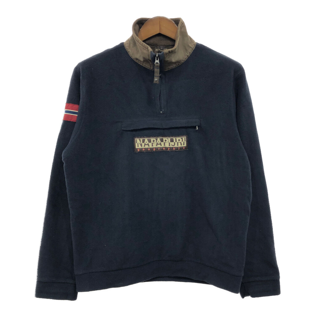 楽天市場】90年代 NAPAPIJRI ナパピリ ハーフジップ フリース