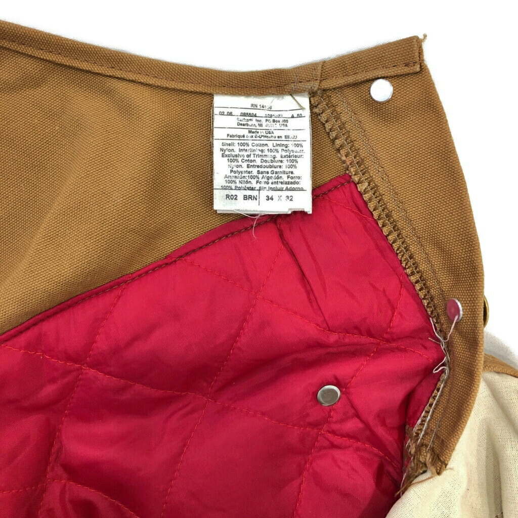 楽天市場】90年代 USA製 Carhartt カーハート ダック ダブルニー ビブ