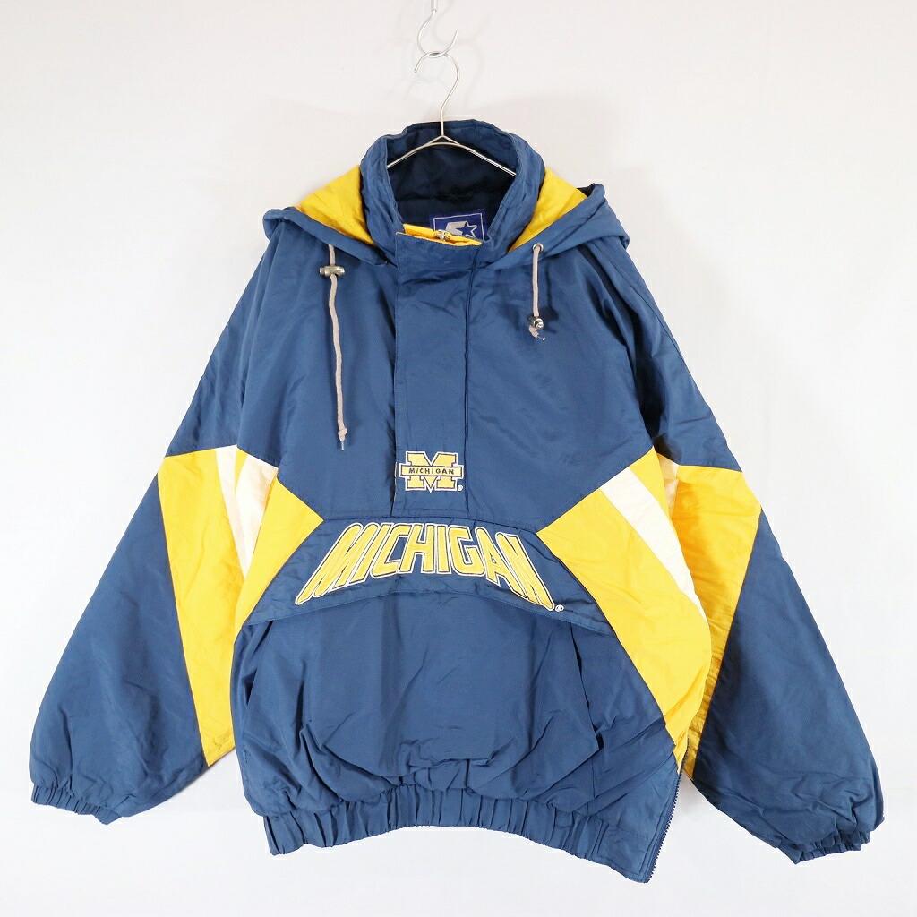 楽天市場】90年代 STARTER スターター ミシガン大学 中綿ナイロン