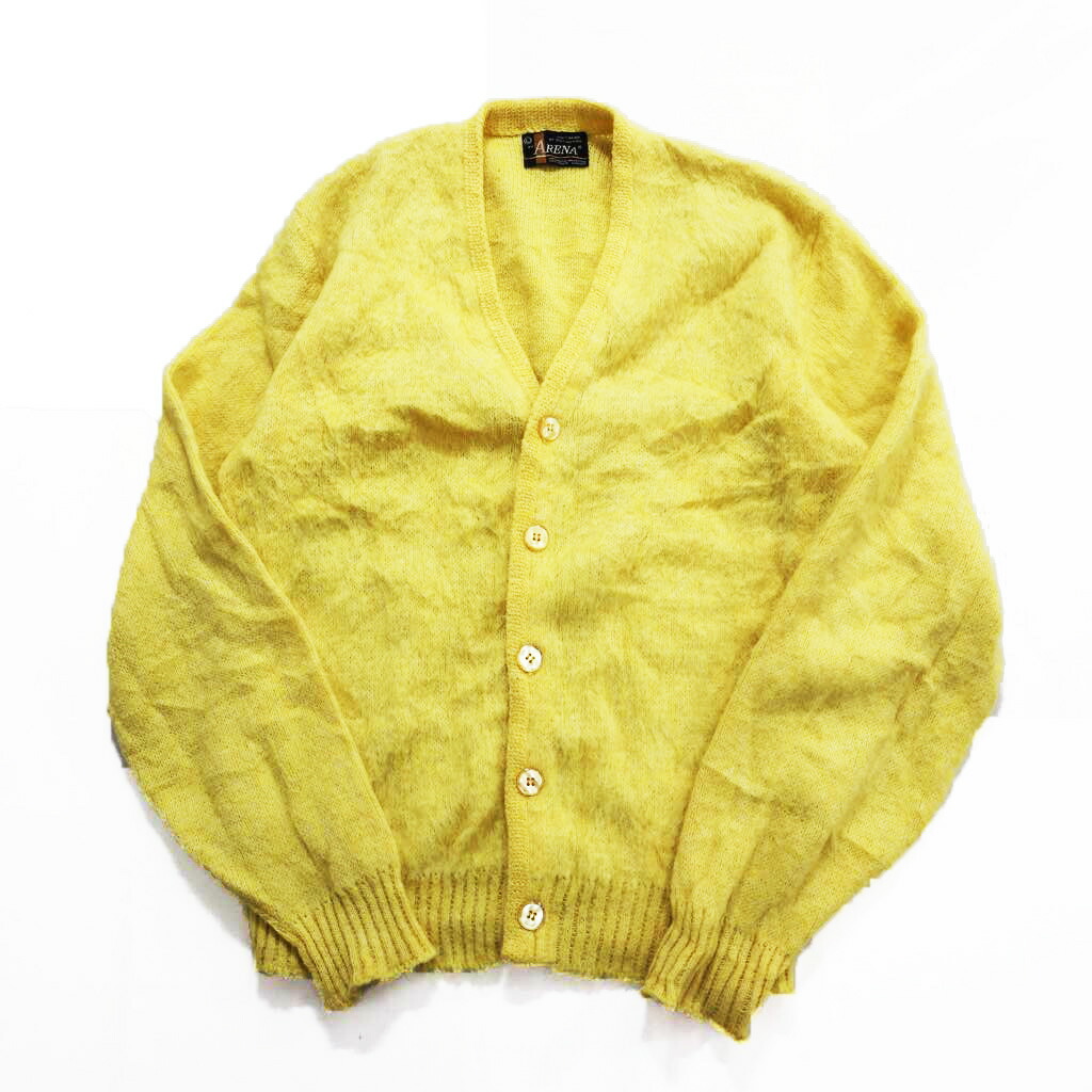 楽天市場】70年代 ARENA モヘア ニット カーディガン ヴィンテージ