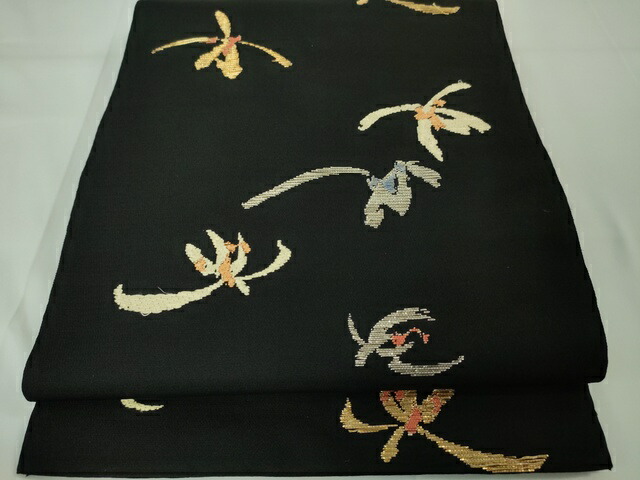 楽天市場】平和屋本店□極上 龍村平蔵製 本袋帯 秀繭錦 黒地 金銀糸