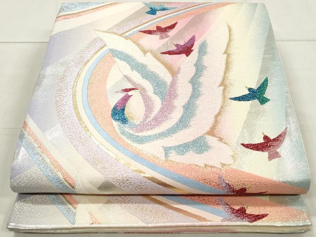 楽天市場】平和屋着物◎六通柄袋帯 唐織 飛鳥文 金銀糸 正絹 逸品