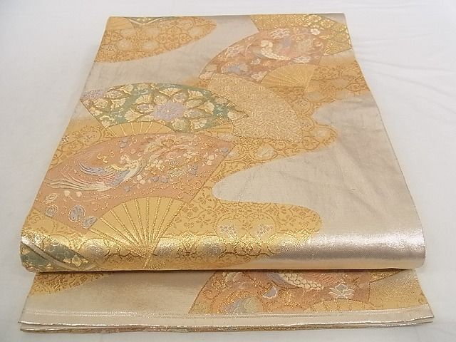 楽天市場】平和屋着物□六通柄袋帯 正倉院扇面文 金銀糸 正絹 逸品 A
