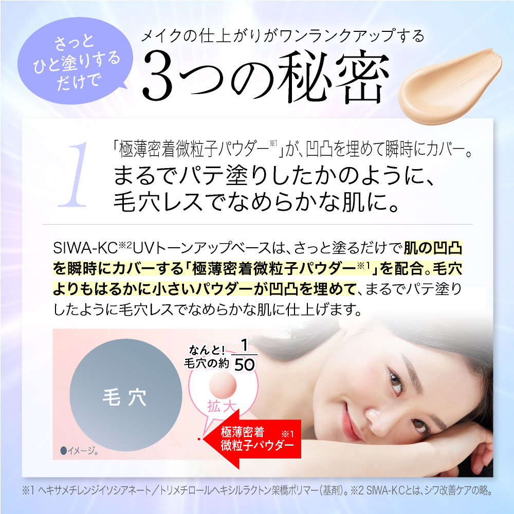 楽天市場】SIWA-KC UVトーンアップベース（30g） / 有効成分