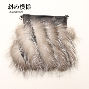 楽天市場】シルバーフォックス ファー ショルダーバッグ ポシェット 本