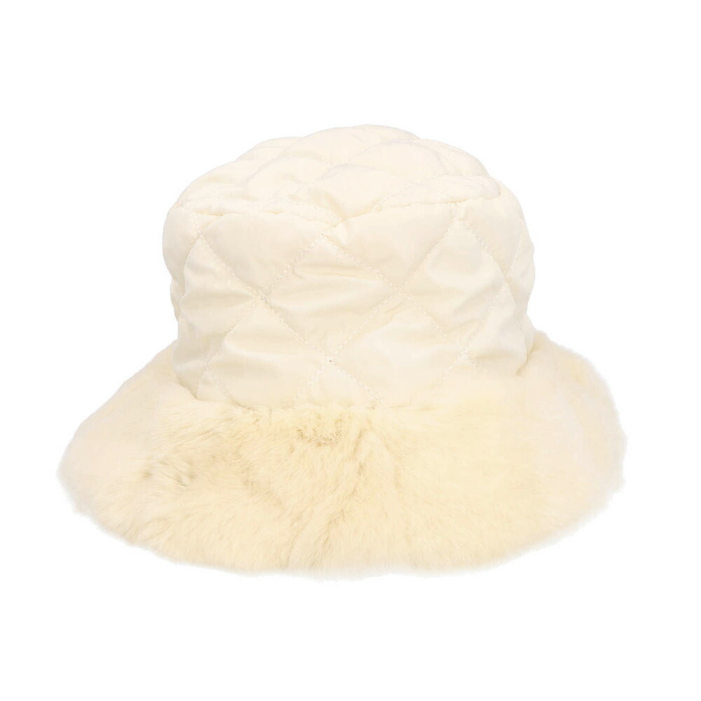 楽天市場】レッキスラビット ファー バケットハット 帽子 キルティング