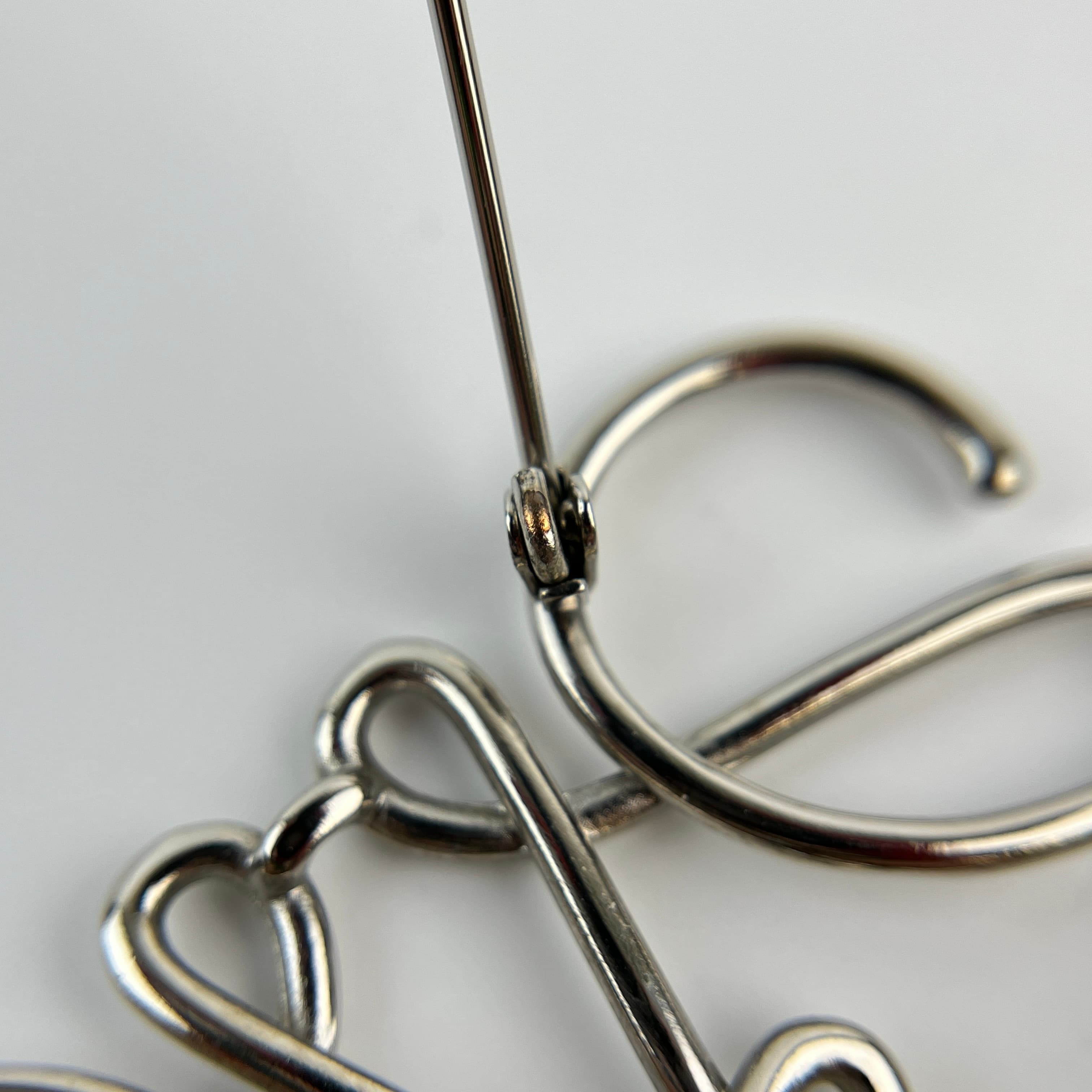 楽天市場】【中古】LOEWE ロエベ アナグラム ブローチ シルバー