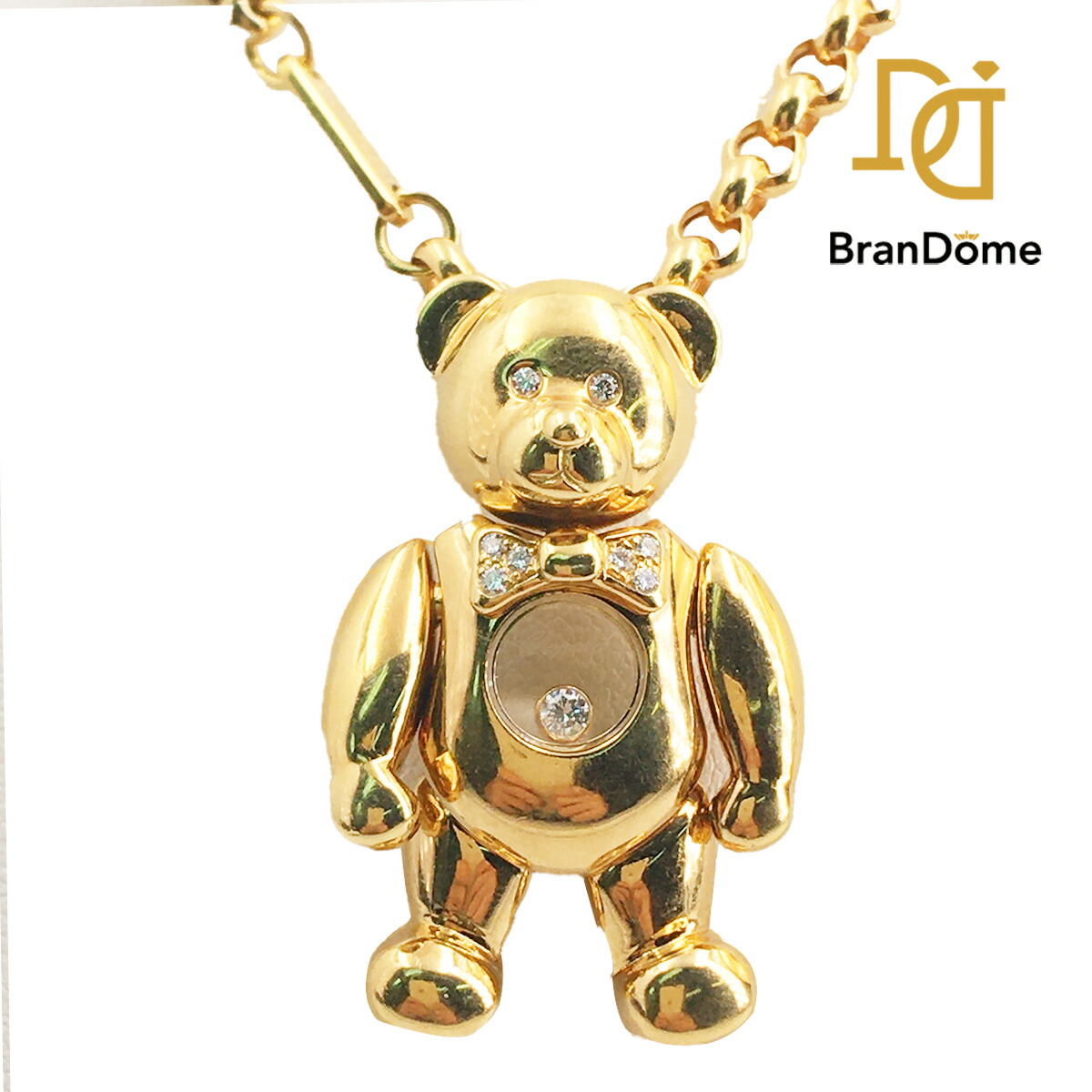 ショパールテディイベアピンブローチ