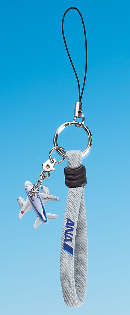 楽天市場】飛行機 ストラップ ANA（グレー） : ひこうきのおもちゃ屋
