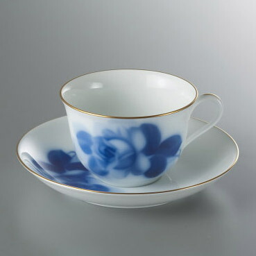 楽天市場】皇室御用達 大倉陶園 日本製 ブルーローズ コーヒーカップ