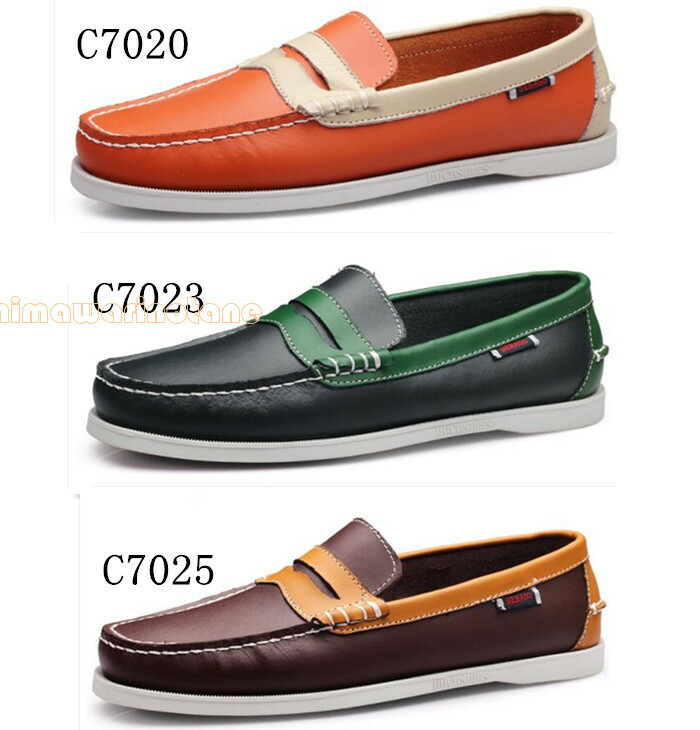 楽天市場】18色 モカシン メンズ デッキシューズ メンズシューズ